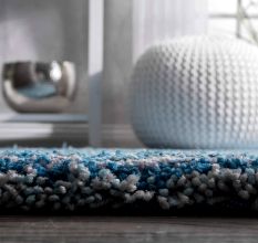 Handmade Ombre Shag Rug